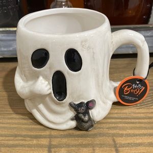 Blue Sky Ghost Mug with Mouse
